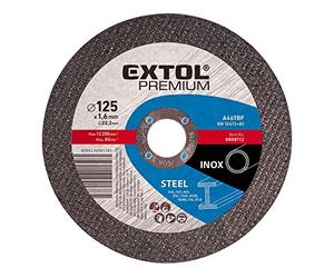 EXTOL PREMIUM Dischi da taglio per acciaio inox, 5 pezzi, 125 x 0,8 x 22,2 mm