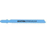 EXTOL PREMIUM Fogli per seghe da cancello, 5 pezzi, 75 x 2,5 mm, bimetalliche