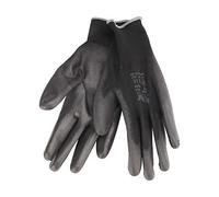 Extol Premium Guanti in poliestere, semi rivestiti in poliuretano, nero, misura 9"