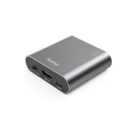 Hama "AE90" HDMI-Audio Extractor, HDMI to Audio, Toslink, jack 3,5 mm, argento