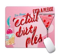 Extra Dirty Please Fun On Weekdays Tappetino Mouse Soffice Tappetini per Il Mouse Confortevole Mousemat per Lavoro Casa Gioco 25X30Cm