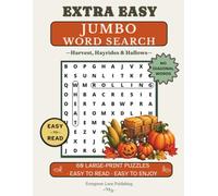 EXTRA EASY JUMBO WORD SEARCH - 60 LARGE-PRINT PUZZLES: HARVEST, HAYRIDES & HALLOWS
