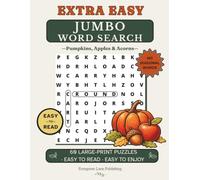 Extra Easy Jumbo Word Search: Pumpkins, Apples & Acorns