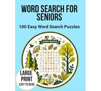 Extra Easy Large Print Word Search for Seniors: Designed for Gentle Memory Support: Nature, Animals, Garden, Farm & Outdoor Themes 100 Relaxing Puzzles with Solutions