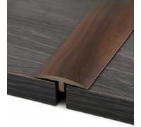 Extra Lar - Barra per soglia in PVC, profilo a T, 90 cm, 3 pezzi, ideale per pavimenti tra legno, PVC e laminato Flo (Opt 12)