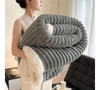 Extra Lar Sherpa Fce - Coperta invernale ultra morbida in microfibra termica, per divano e letto, 150 x 200 cm, ponderata, confortevole per Cozy Sp