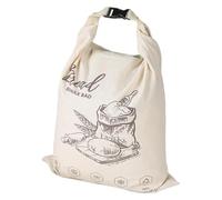 Extra-Large Beeswax Bread Bag With Zipper Closure - Reusable Food-Grade Stořage | Natural Lining Keeps Homemade Bread Fresh | Eco-Friendly