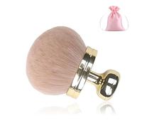 Extra Large Body Makeup Brush for Self Tanner, Body Makeup Brush for Legs, Leg Makeups & Bronzer Self Tan Applicator, Blend and Blur Body Brushs, Includes Drawstring Bag (Gold)