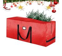 Extra Large Christmas Tree Storage Bag, Thickened Waterproof Non Woven Fabric With Zipper And Reinforced Handles, Fits 48 X 15 X 20in Or 65 Ẋ 15 X́ 30in Artificial Holiday Decoration Organizer