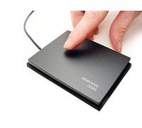Extra Large Ergo Touchpad ETP001ELTP Wired USB - Nero - Basso profilo - Programmabile e Multi-Touch con Download del software Libero - Dimensione 3.814"X3.080".25"
