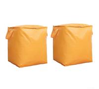 Extra Large Moving Bag Yellow PE Open per top Extra Large Moving(2 pcs) | Wide open per top design, effortless loading, per ideal for clothes books shoes, efficient moving process