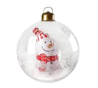 Extra Large Outdoor Christmas Ornaments | Inflatable Christmas Balls | Snowman With Remote Lights For Home Decor Winter Holiday Garden Yard Patio Porch Pathway Front Door Living Room School