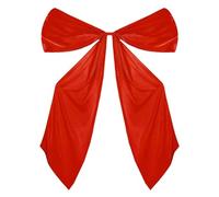 Extra Large per Feste | Decorazioni per Feste E Eventi 300 X 74 cm | Fiocchi di Raso Giganti per Albero di Natale,per Finestre Pareti Porte Natale Matrimonio Shower