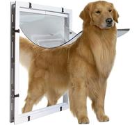 Extra Large Pet Door Hole Pet Dog Flap Door, Big Dog Door, Golden Retriever Husky Huntaway, Large Dog in And out Door Hole, 46 * 32 * 4