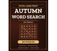 Extra Large Print Autumn Word Search for Seniors: 80 Fall Puzzles in Big Clear Type - Harvest, Thanksgiving and the Cozy Days Between