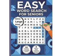 Extra Large Print Easy Word Search for Seniors: Easy-to-Solve Puzzles for Memory Care, Dementia Support, and Cognitive Wellness
