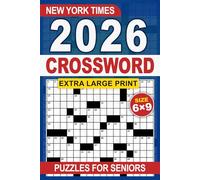 Extra Large Print New York Times Crossword Puzzles For Seniors 2026: Sharpen Your Mind, Relax Your Brain, Mental Relaxation with Eye Comfort (Gifts for Men & Women)
