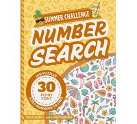 Extra Large Print Number Search Book For Seniors: Jumbo 30 Point Font Puzzles | Low Vision Activity With Easy-To-Read Text | A Hard Summer Challenge Gift Focused On Sight Impaired Adults