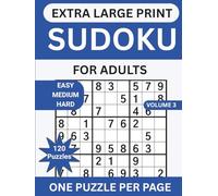 Extra Large Print Sudoku For Adults: Easy To Hard Puzzles 20 Progressive Levels to Boost Memory and Keep Your Mind Active, Sudoku With Solutions For Seniors And Elderly