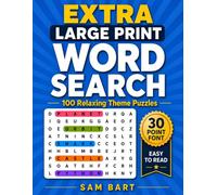 Extra Large Print Word Search: 100 Relaxing Themed Puzzles for Adults & Seniors Featuring Science, Nature, History, Technology & More