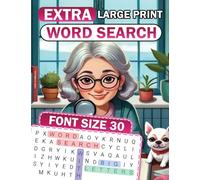 Extra Large Print Word Search: Font Size 30
