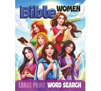 Extra Large Print Word Search for Christian Seniors on Bible Women: 55 Gentle Brain Game Word Puzzles | 30pt Extra Large Jumbo Print for Seniors and Dementia Care | Perfect Gift