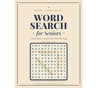 Extra Large Print Word Search for Seniors: 120 Large Print Themed Puzzles, One Per Page with Big Bold Letters & Full Solutions | Brain Games for Adults and Seniors (Volume 1)
