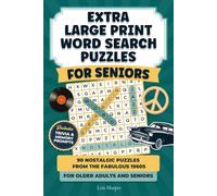 Extra Large Print Word Search Puzzles for Seniors: 90 Nostalgic Puzzles from The Fabulous 1960s for Older Adults and Seniors