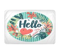 Extra Large Resuable Fasciatoio Coperture Morbido Assorbente Lenzuola Sottoassorbenti Sottoassorbenti Fodera per Neonato Bambino 132 x 86 cm San Valentino Floreale Foglie Amore Cuore Ciao