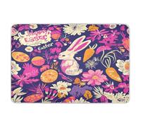 Extra Large Riutilizzabile Training Pee Pads per bambini Impermeabile Lavabile Pannolino Bambino Fasciatoio Fasciatoio Fasciatoio Lenzuola per Neonati Ragazzi Ragazze 132 x 86 cm Happy Easter Coniglio