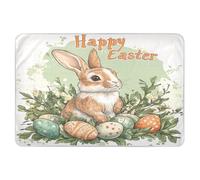 Extra Large Riutilizzabile Vasino Pad Morbido Assorbente Bambino Pee Pad A Prova Di Perdita Ad Asciugatura Rapida Pannolino Pad per Bambini Adulti Animali Domestici 132,1 x 86,4 cm Happy Easter Bunny