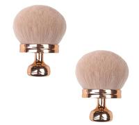 Extra Large Rose Gold Self Tanning Blend Brush, Extra Large Body Makeup Brush, for Foundation, self-tanners, Powder, Face and Body(2 pc Rose Gold)