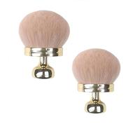 Extra Large Rose Gold Self Tanning Blend Brush, Extra Large Body Makeup Brush, for Foundation, self-tanners, Powder, Face and Body(2 pc Gold)
