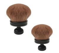 Extra Large Rose Gold Self Tanning Blend Brush, Extra Large Body Makeup Brush, for Foundation, self-tanners, Powder, Face and Body(2 pc Black)