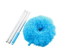 Extra Long Ceiling Fan & High Wall Duster (Extends To 3.) - Adjustable Ring Cleaner For Large Fans | Versatile Home Cleaning Brush For Tall Furniture, & Door Frames - Ladder-Free