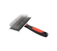 Extra Long Pin Flat Slicker Brush for , Removes Loose Fur And Tangles, Tuffer Than Tangles