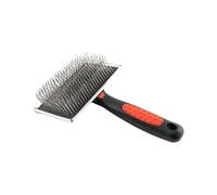 Extra Long Pin Flat Slicker Brush suitable for , Removes Loose Fur and Tangles, Tuffer Than Tangles