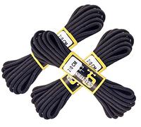Extra Lungo Nera Lacci Per Stivali confezione da tre Coppia Super Resistente Intrecciato 210cm 82" lungo