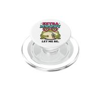Extra Moody Frog Let Me Be Funny Cute Attitude Design PopSockets PopGrip per MagSafe