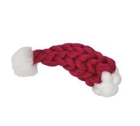 Extra spesso tessuto premium case delle bambole cappello di Babbo Natale topper decorativi per decorazioni natalizie bottiglie di vino e festival display spessa lana islandese tappo di Natale