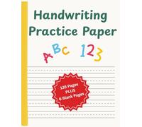 Extra-Wide Handwriting Practice for Kids: Primary Writing Paper for Early Writers