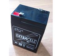 EXTRACELL Batteria al Piombo Ricaricabile SIGILLATA 6 Volt 5 Ah