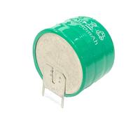 EXTRACELL Batteria Ni-MH 3.6V 250mAh a saldare per Circuito Stampato PCB, Ricaricabile