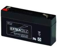 EXTRACELL Batteria Ricaricabile al Piombo SIGILLATA 6 Volt 1,3 Ah Marca