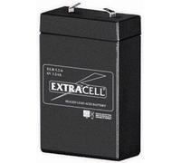 EXTRACELL Batteria Ricaricabile al Piombo SIGILLATA 6 Volt 3,2 Ah Marca