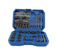 Extractor a Vite Imposta con Punta del Trapano a Sinistra, 26pcs Bullt Dado Set di Dadi Multisiette Set per il Kit di Estrattore a Vite Esagonale e Esattore Facilitare Rimuovere