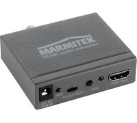 HDMI Audio Extractor - Marmitek Connect AE14 - Estrattore Convertitore HDMI - 4K - ARC - Segnale Audio dal Cavo HDMI - Usa il canale ARC sul sistema audio senza ARC, antracite