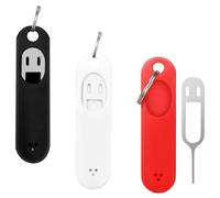 Extractor de Tarjeta SIM, 3 Pezzi Mini Abridor de Agujas Acero Inoxidable, Clavijas de Expulsión, Compatible Todos los iPhone, Androide, HTC, Samsung Teléfono Inteligente