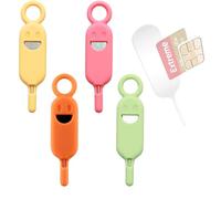 Extractor De Tarjeta Sim, 4 Pezzi Mini Abridor De Agujas De Acero Inoxidable, Clavijas De Expulsión, Compatible Con Todos Los Iphone, Androide, Htc, Samsung Teléfono Inteligente