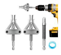 Extractor Tool Drill Powered PVC Valve Screw Remover Set Construction Sit | Threaded Pipe Extractor Tool For Faucet Sink Kitchen Bathroom Home Garage Workshop Construction Site